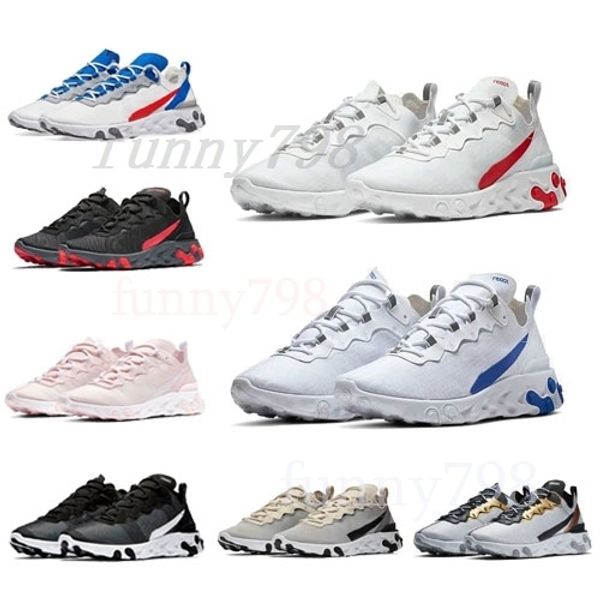 

with ]2019 new quality react element 55 undercover x upcoming designer react-sports men women navy blue sneakers shoes