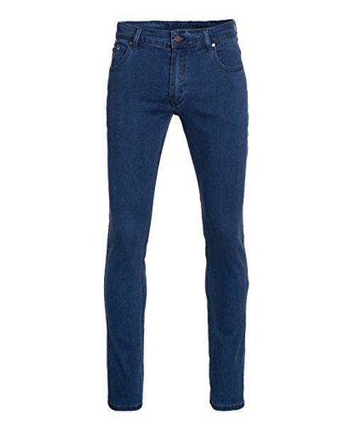

perruzo men's skinny fit stylish stretch jeans, Blue