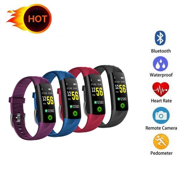 

s5 смарт браслет для измерения артериального давления фитнес tracker часы smartband водонепроницаемый ip68 gps монитор сердечного ритма женщ