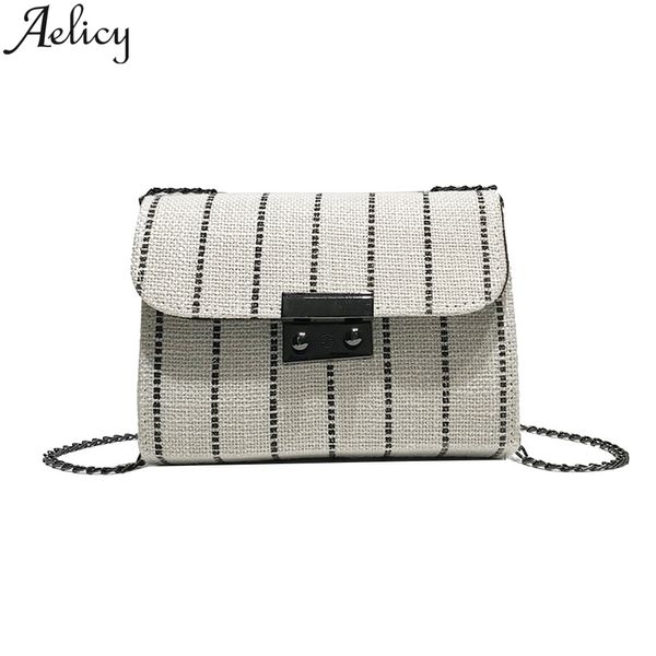 

aelicy fashion wild chic chain girl small bag striped mini shoulder crossbody bags messenger bag women leather luxury handbags