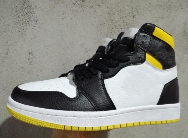 

2020 new 1s mid royal og court purple white black yellow leather women men outdoor shoes shoes size 36-47