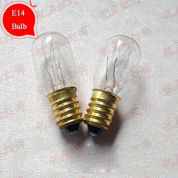 

220V 15W E14 Refrigerator Bulb Small Screw E14 Incandescent Bulbs for Freezer DIY Crystal Salt Lamps DIY Table Lamp