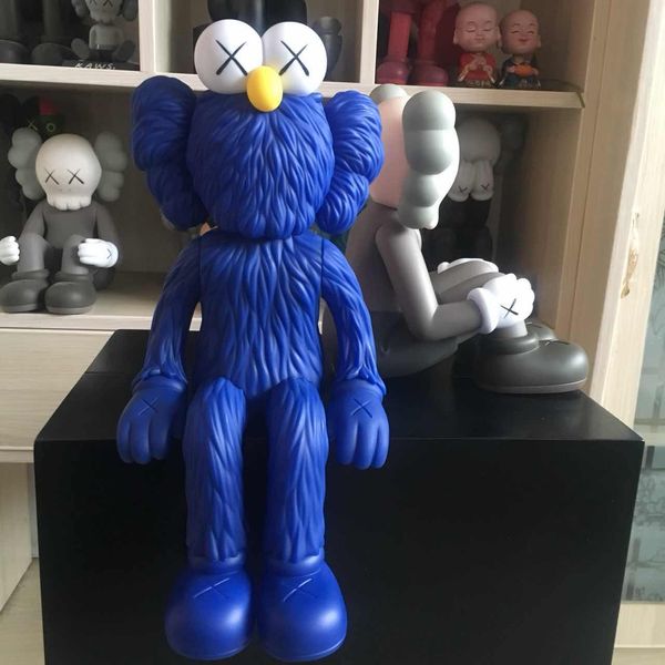 

25см kaws фигура origina поддельный супер моды кукла hight подарок украшения офиса виниловый материал улица сезам limited куклы sitting kaws