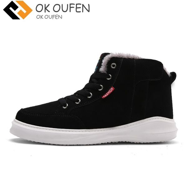 

men boots fur outdoor botas work men shoes genuine leather superstar shoes autumn summer winter black size 39-45 high