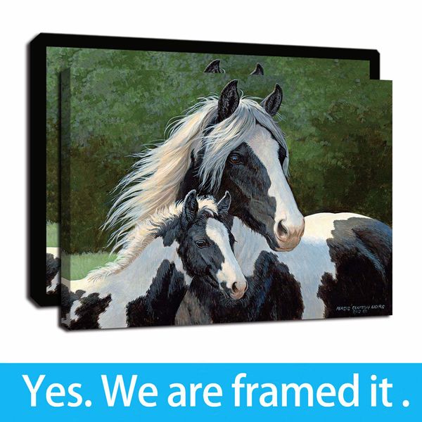 

hd print on canvas gypsy horse paintings framed wall art picture for home and office decorations ready to hang