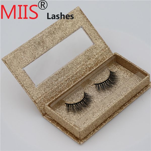

The shining 3d faux mink eyelashes packaging box with your own custom logo