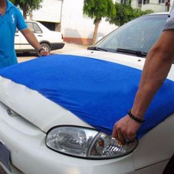 

160*60cm soft blue microfiber cleaning towel car auto wash dry clean cloth wash cloth blue no scratch soft polishing #yl1