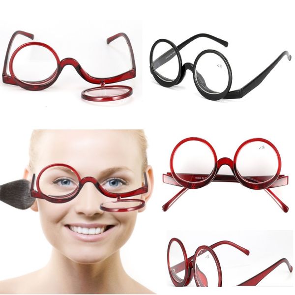 

new reading glasses makeup flip folding eyeglasses cosmetic general reading eyewear 1.0 1.5 2.0 2.5 3.0 3.5 strength party supplie an2029