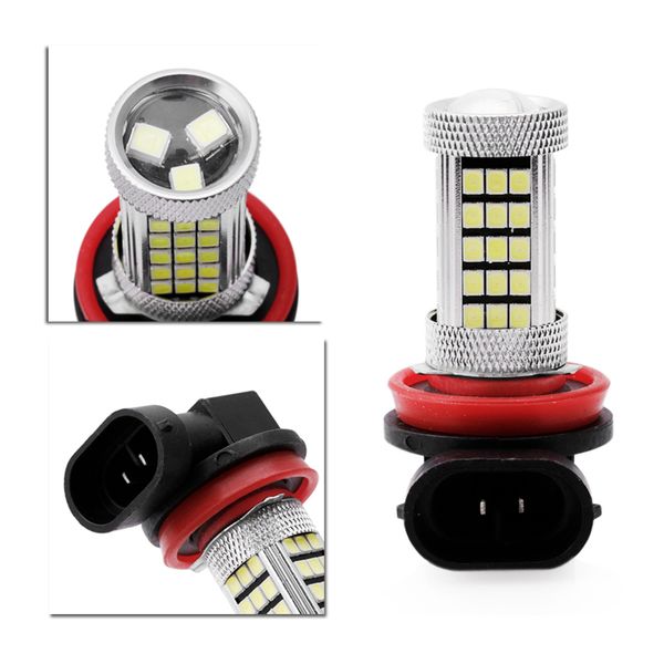 

dc 12 в h11 2835 63 led 6000 к автомобильный проектор противотуманные фары дальнего света белая лампа новые автомобильные аксессуары