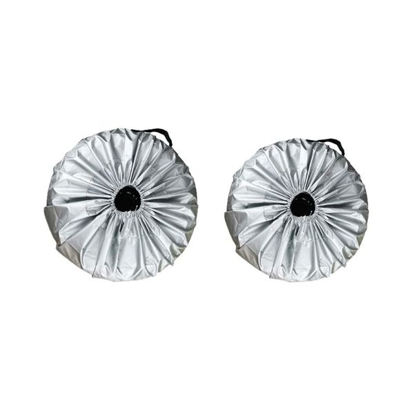 

1 шт. крышка покрышки для автомобилей серебряная ткань запасные шины крышки сумки для хранения для автомобилей защитные крышки колеса 4 сезо