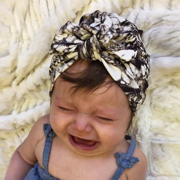 

2020 children's hat europe and america new style spring infant cartoon color baby printed ears set of head cap, Yellow