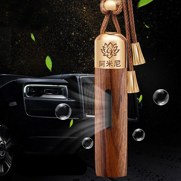 

car air freshener wood solid pendant perfume diffuser automobiles interior fragrance aroma smell odor freshener auto flavor