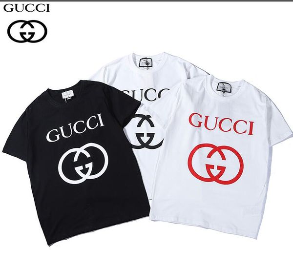 

blacks white fashion 2019 summer men t shirts summer cotton tees little bear printed letters streetwear t shirt