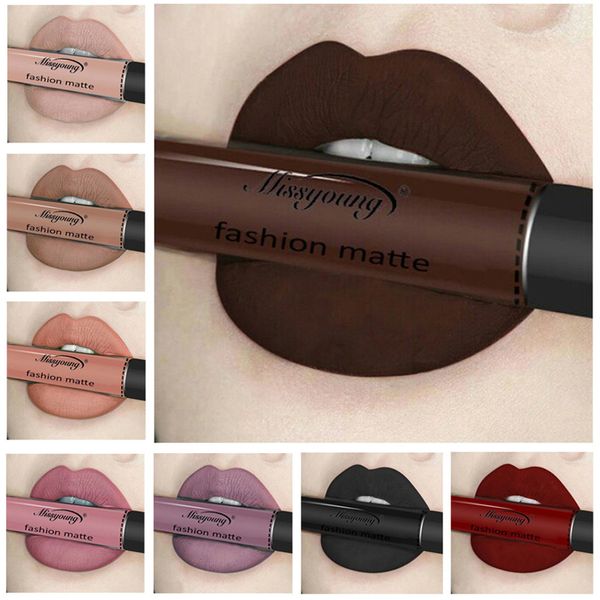 

missyoung pigments makeup matte lipsticks beauty lips liquid lipstick moisturizer velvet lipstick cosmetic beauty makeup batom