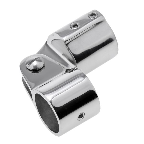 

marine boat awning hand rail fitting 1 inch (25mm) elbow, 316 stainless steel deck hardware
