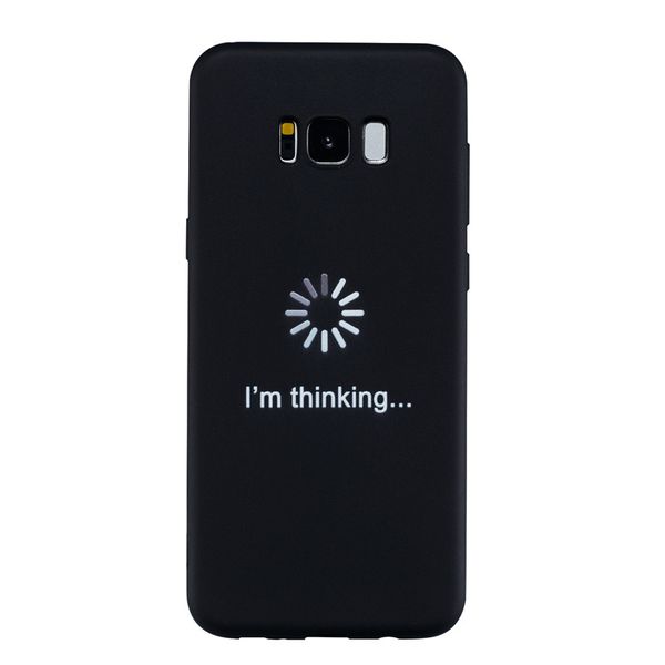 

Coque Fundas Чехол Для Samsung Galaxy S8 S8 Plus Чехол Черный Мягкий ТПУ Матовый Абстрактной живоп