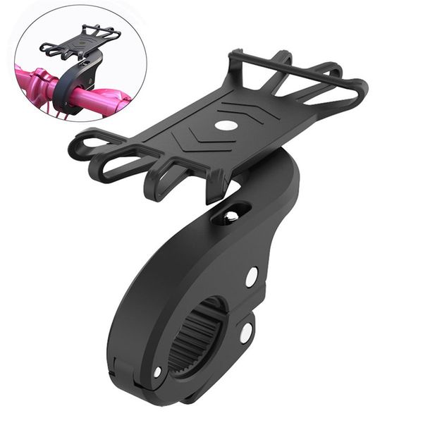 

4.7-6.0inch bicycle phone holder 360 degree rotation bike motorcycle mount handlebar stand phone holder bracket shockproof