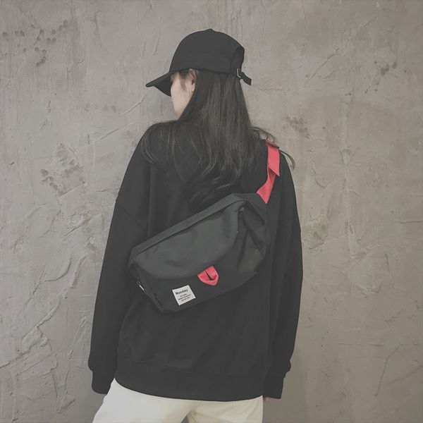 

chest bag women's simple bag women's messenger new style street wallet