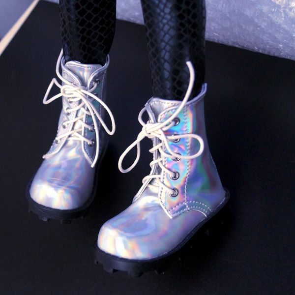 

bjd shoes shiny synthetic leather short boots shoes for 70cm tall sd17 bjd doll uncle dk dz aod dd doll t200428
