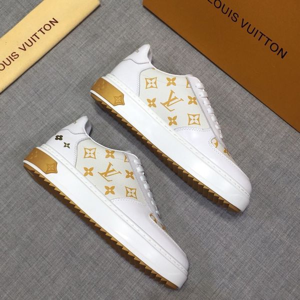 

2020 latest style high-end luxury men's casual sports shoes fashion casual brand platform men's shoes classic vintage pattern size, Black