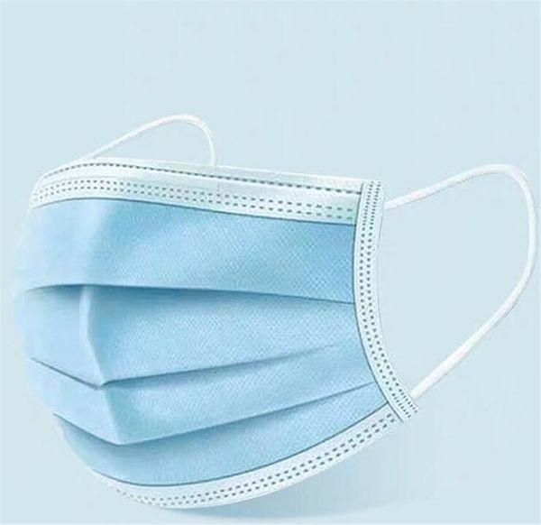 

fedex бесплатная доставка! party mask синий 100 1pcs facefilter breathablefog очистки воздуха голубая маска