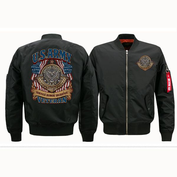 

мужские куртки конструктора класса люкс us army pattern coat мода тонкий trandy street wear повседневная мужская одежда полиэстер азиатскую, Black;brown