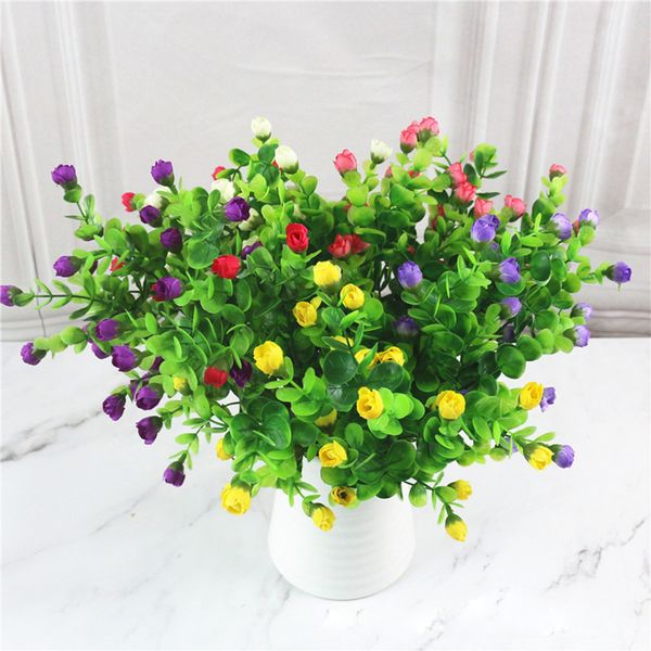 

eucalyptus flower shop mall decoration flower arrangement gardening wedding simulation plant money leaf for garden supplies