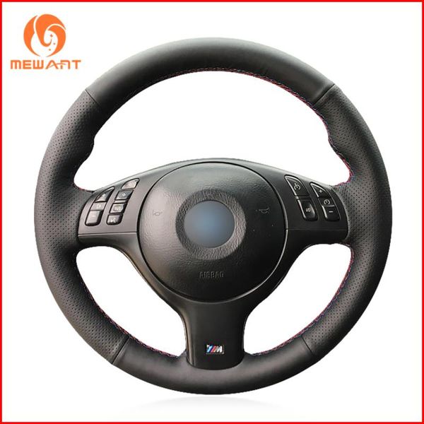 

mewant artificial leather steering wheel cover for m sport 3 series e46 330i 330ci 5 series e39 540i 525i 530i m3 m5
