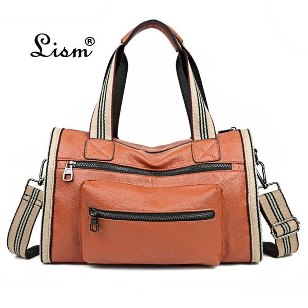 

большой емкость мягкой pu кожи женской сумка новая широкая плечо ремешок дама бостон сумка дама просто плеча