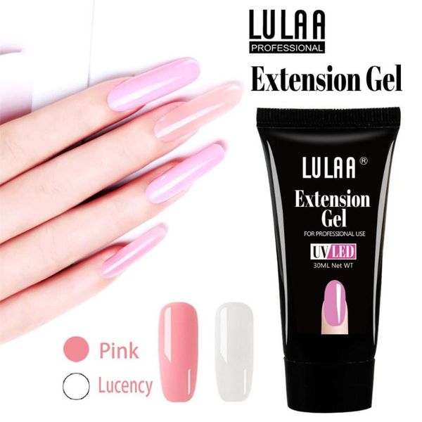 

extension gel set art gel nail polish model + nail file + ptherapy pen extension 30ml, Red;pink