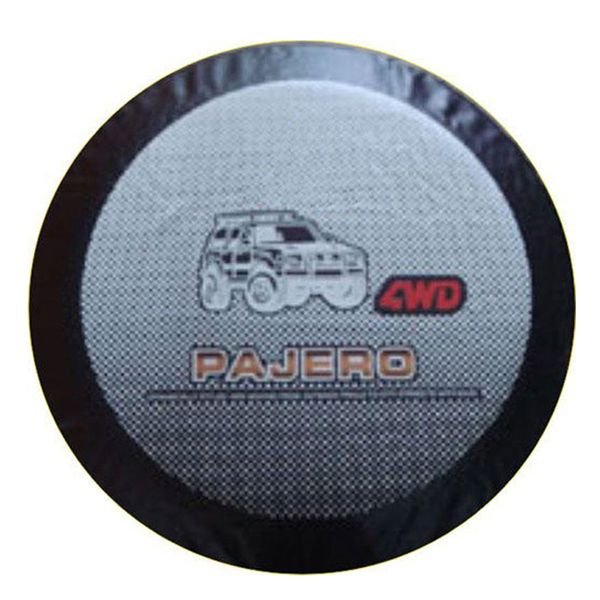 

14" 15" 16" inch heavy-duty pvc leather spare wheel tire cover bag pouch protector case for mitsubishi pajero