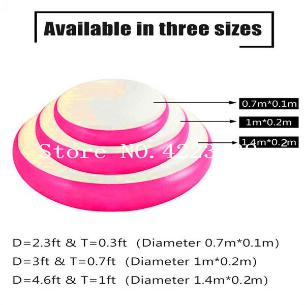 

a set round air spot tumbling mats inflatable gymnastics training airtracks