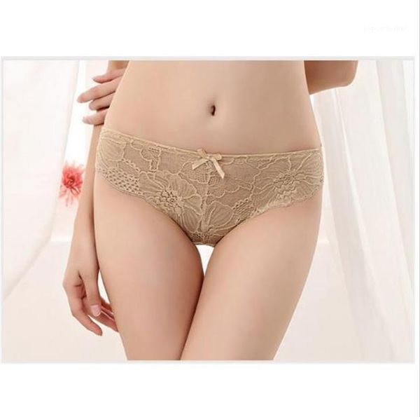 

women panties low waistlace floral pure color comfortable underwears designer, Black;pink
