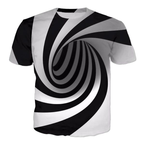 

summer style new fashion print short-sleeved tees men/women black and white printing 3d t shirt, White;black