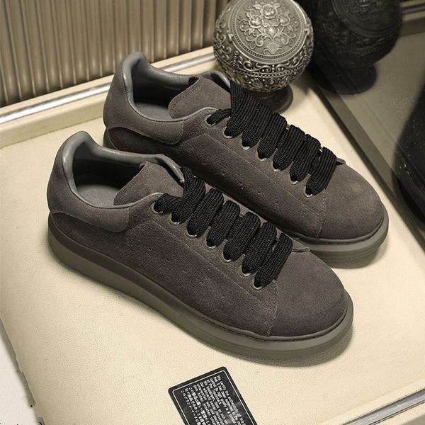 

19ss big size breathable mens shoes sales lace up canvas shoes luxury brands men shoe designer china shoes, Black
