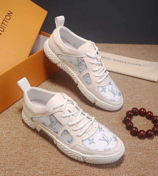 

yfnfgfast delivery new men's luxury casual shoes fashion brand autumn and winter men's shoes classic checkered pattern fyhd, Black