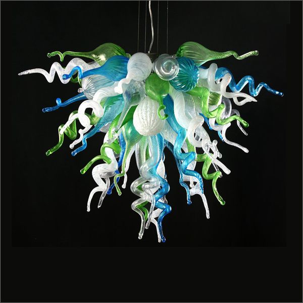 

zhongshan manufacturer mouth blown borosilicate pendant lamps amber multicolor led 100% blown murano glass chandeliers