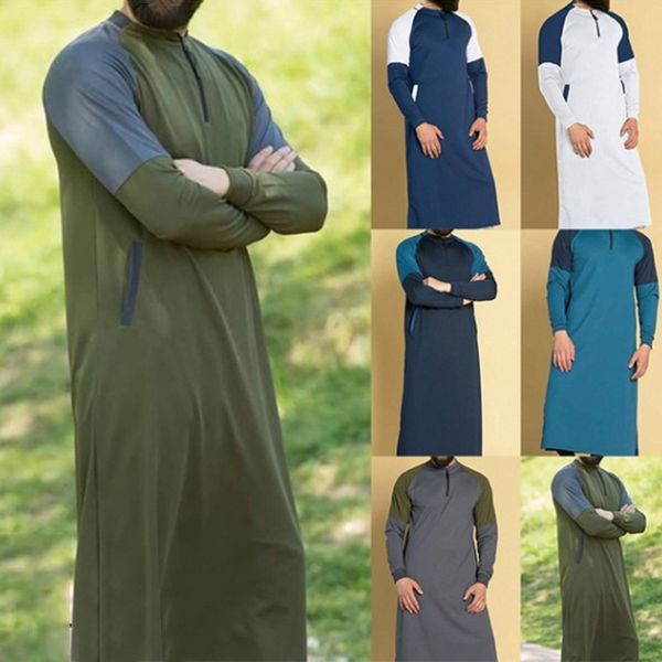 

muslim dress men kraft station middle east pakistan saudi arabia abaya dubai mens clothing muslim robe, Red