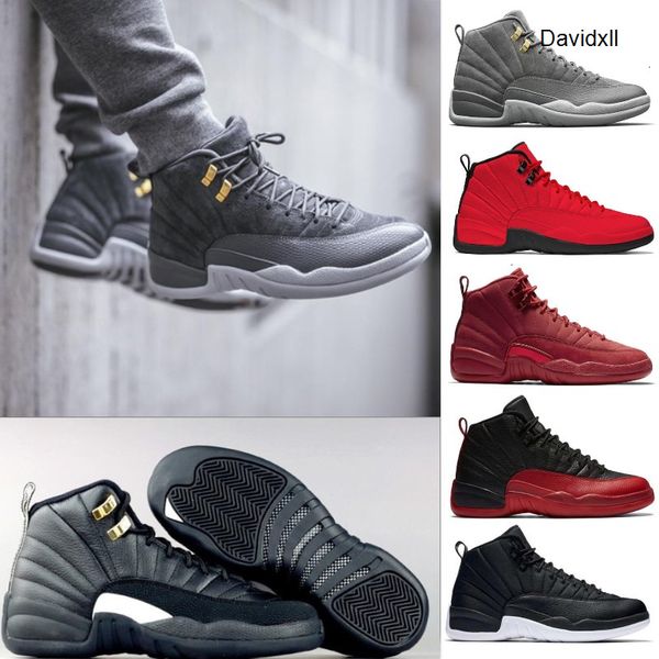 

new stock x 12 12s fiba cny wntr mens basketball shoes reverse taxi game royal blue gym red wings grey men sport designer sneakers trainers