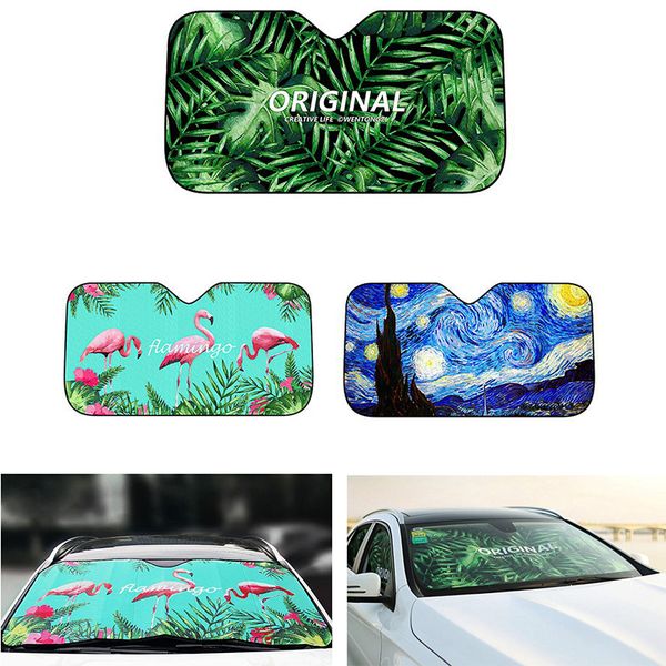 

universal car windshield sunshade sun shade front rear window windscreen shade visor cover uv protect reflector car-styling