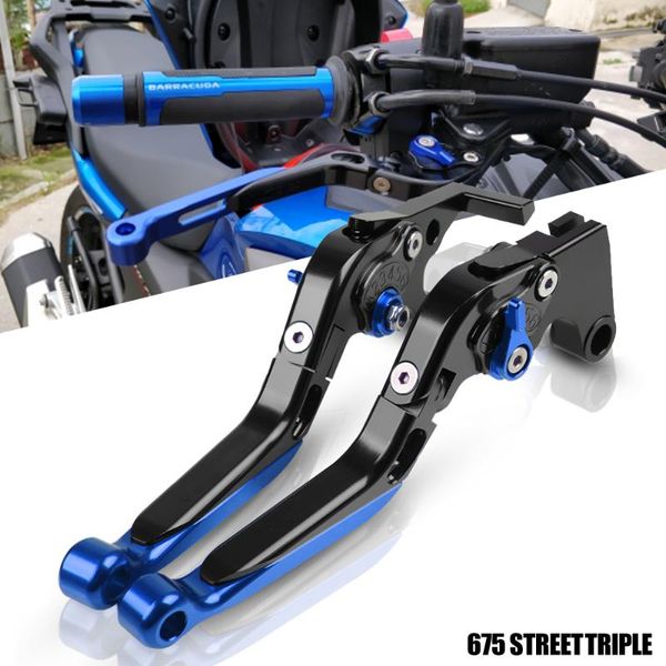 

handle brake clutch for triumrh 675 street triple 2008-2016 2009 2010 2011 motorcycle accessories folding brake clutch levers