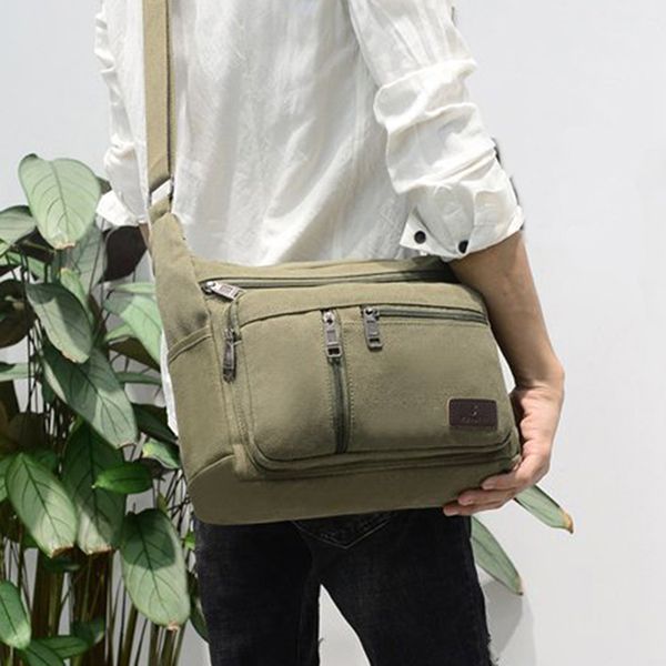 

men's travel cool canvas bag men messenger crossbody bags bolsa feminina shoulder bags pack school for teenager
