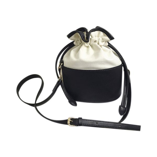 

small bag female wild messenger bag girl shoulder small fresh canvas bucket