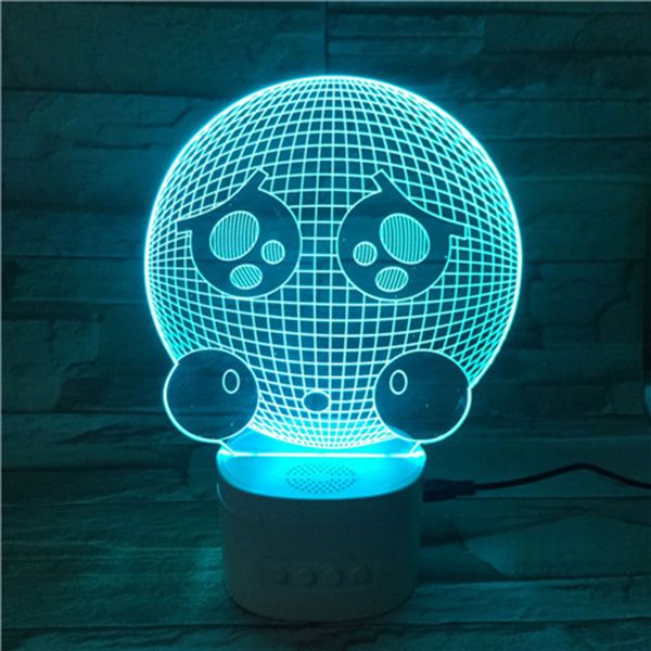 

3d светодиодный ночник, мультфильм 3d оптическая иллюзия visual light 7 color touch настольная лампа выберите из множества стилей