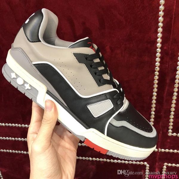 

new shoes [original box] fashion stud camouflage luxury dessneakers shoes footwear men,women flats rockrunner trainers casual shoes h01