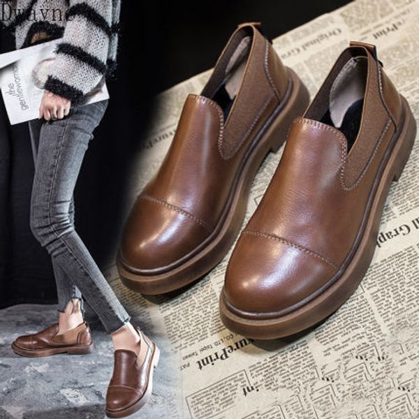 

2020 new female british style flat bottom pedal comfortable wild love shoes tide, Black