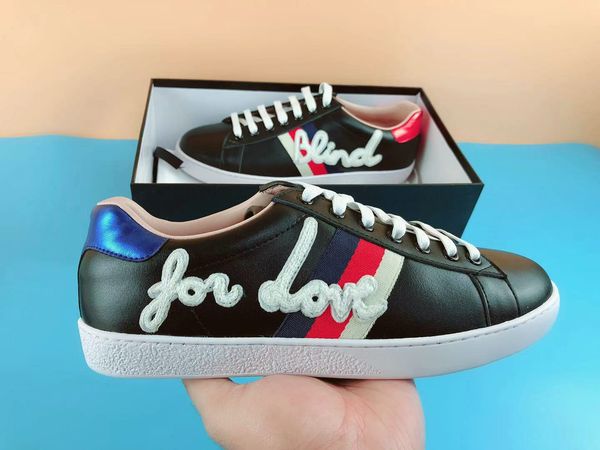 

Fa hion blind for love de igner hoe tripe genuine leather de igner neaker ace hoe luxury brand men women ca ual hoe ize 35 46