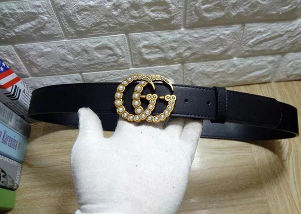 

2020 luxury belts mens woman famous belt brand casual letters logo smooth buckle fashion belt 790, Black;brown