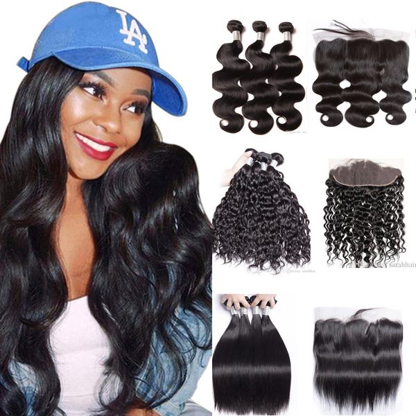 Unprocessed Brazilian Body Wave Virgin Human Hair 3 Bundles With