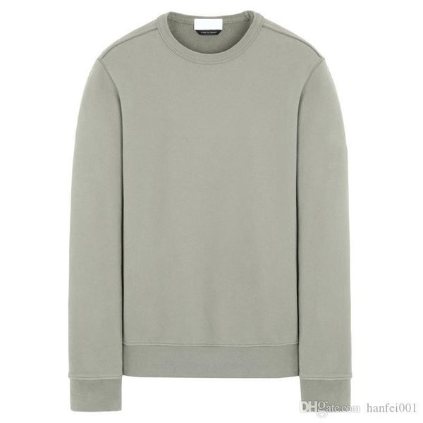 

19fw 62720 crewneck толстовка t0pst0 с длинного рукавом твердого хлопок блуза мода толстовки highstreet мужчины женщина hflswy354, Black